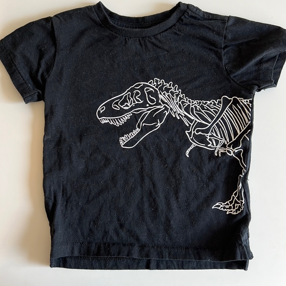 Toddler Cotton On Dino Shirt {Black} 2T